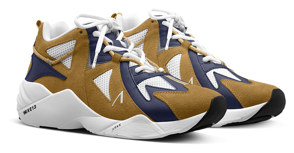 ARKK Collection Tuzon Suede W13 | Honey Mustard Patriot Blue | Women Tuzon